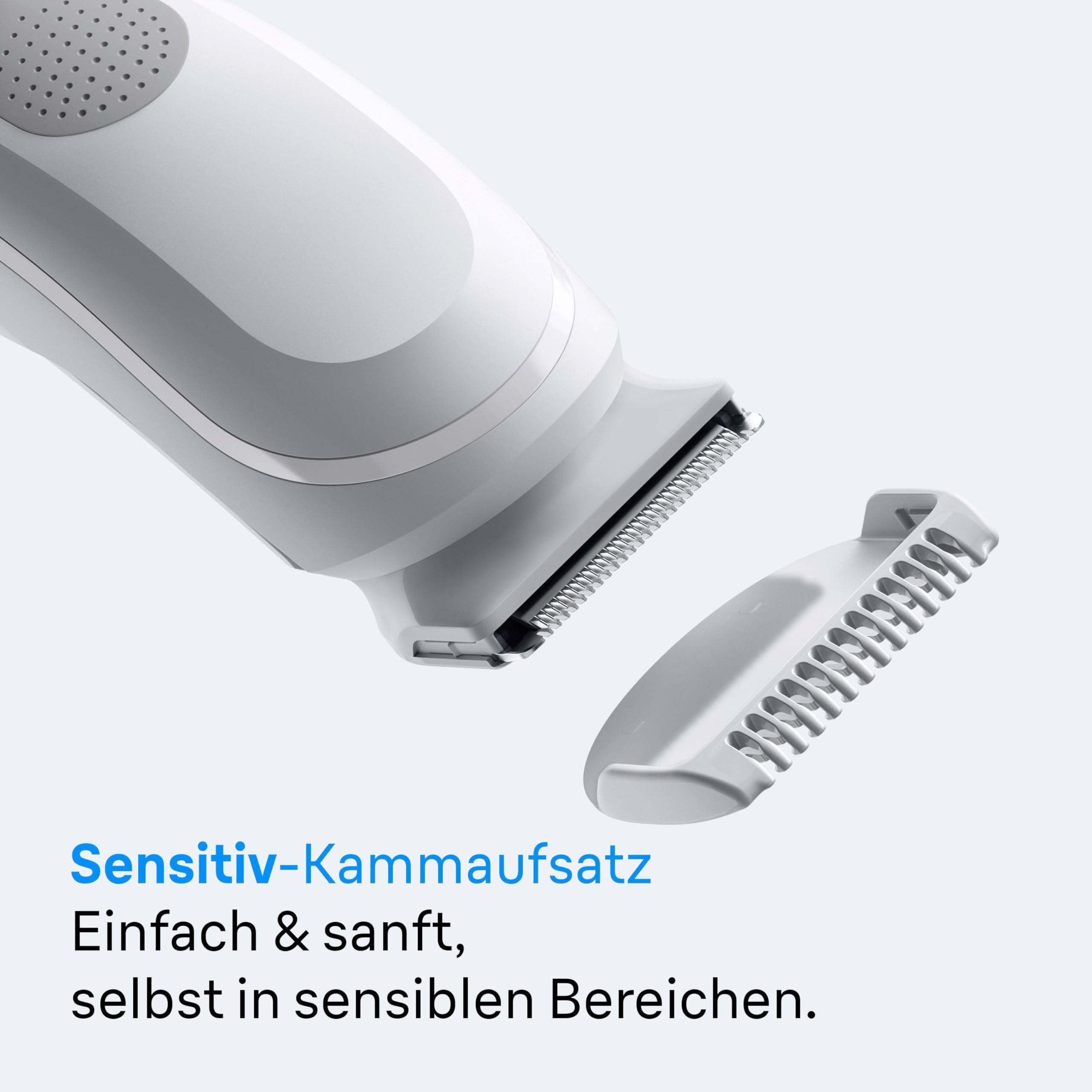 Bodygroomer Series 3, Elektrischer Körperrasierer Herren mit 3 Zubehörteile, BG3530, Grau by Barttio