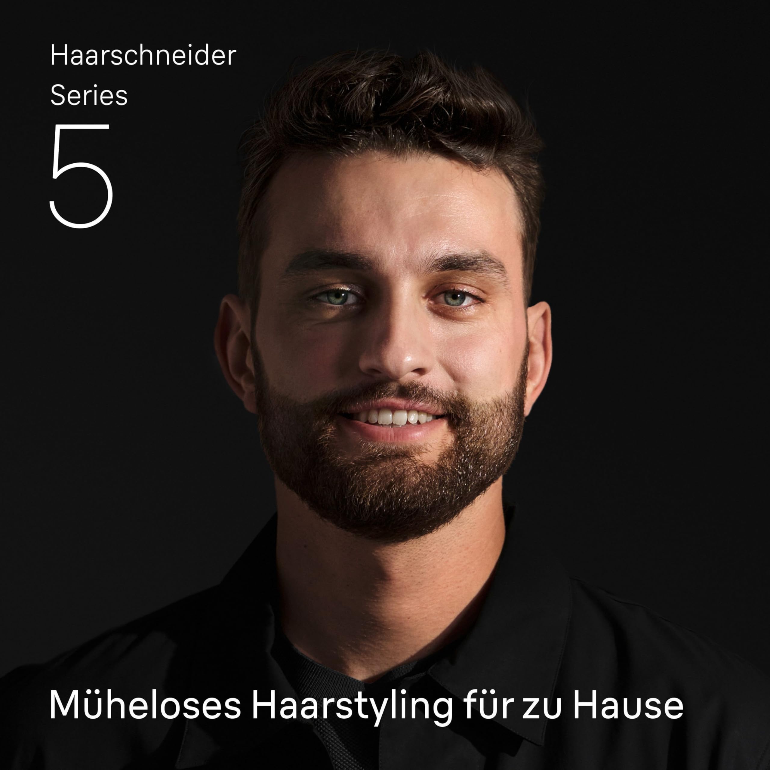 Haarschneider Series 5, Haarschneidemaschine und Rasierapparat für Herren, Haartrimmer mit Ultrascharfe Klingen, HC5530, Schwarz by Barttio