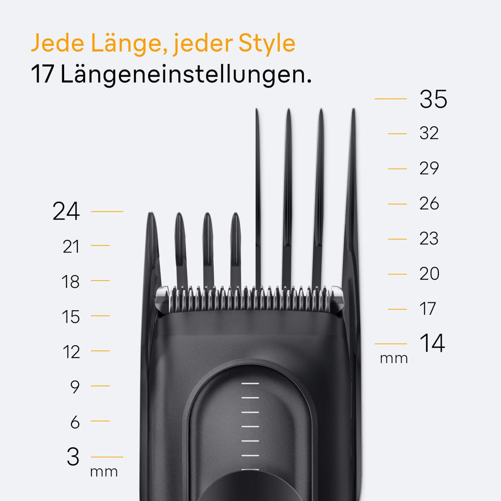 Haarschneider Series 5, Haarschneidemaschine und Rasierapparat für Herren, Haartrimmer mit Ultrascharfe Klingen, HC5530, Schwarz by Barttio