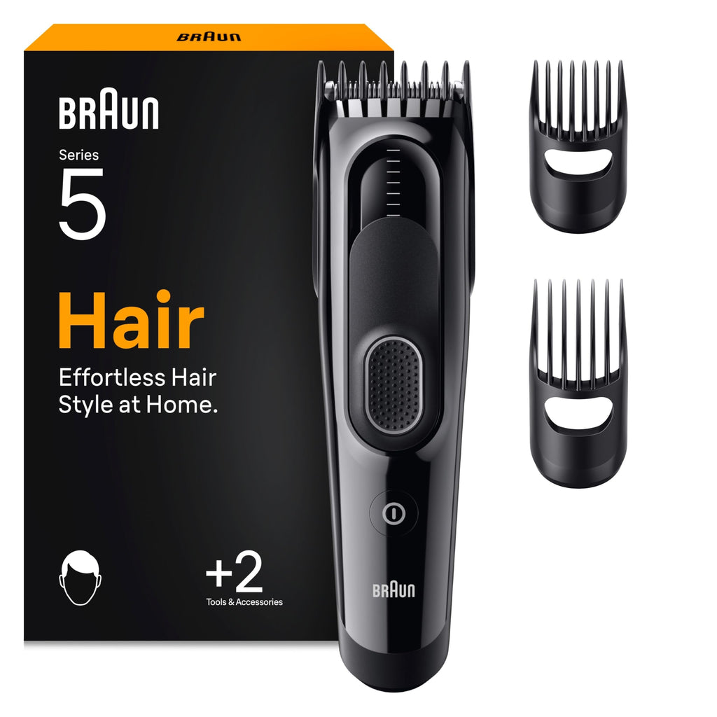Haarschneider Series 5, Haarschneidemaschine und Rasierapparat für Herren, Haartrimmer mit Ultrascharfe Klingen, HC5530, Schwarz by Barttio