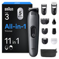 All-in-One Trimmer-Set 3, 11-in-1 Multigroom, Barttrimmer, Nasenhaartrimmer, AIO3565, Grau by Barttio