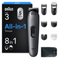All-in-One Trimmer-Set 3, 8-in-1 Multigroom, Barttrimmer, AIO3540, Grau by Barttio