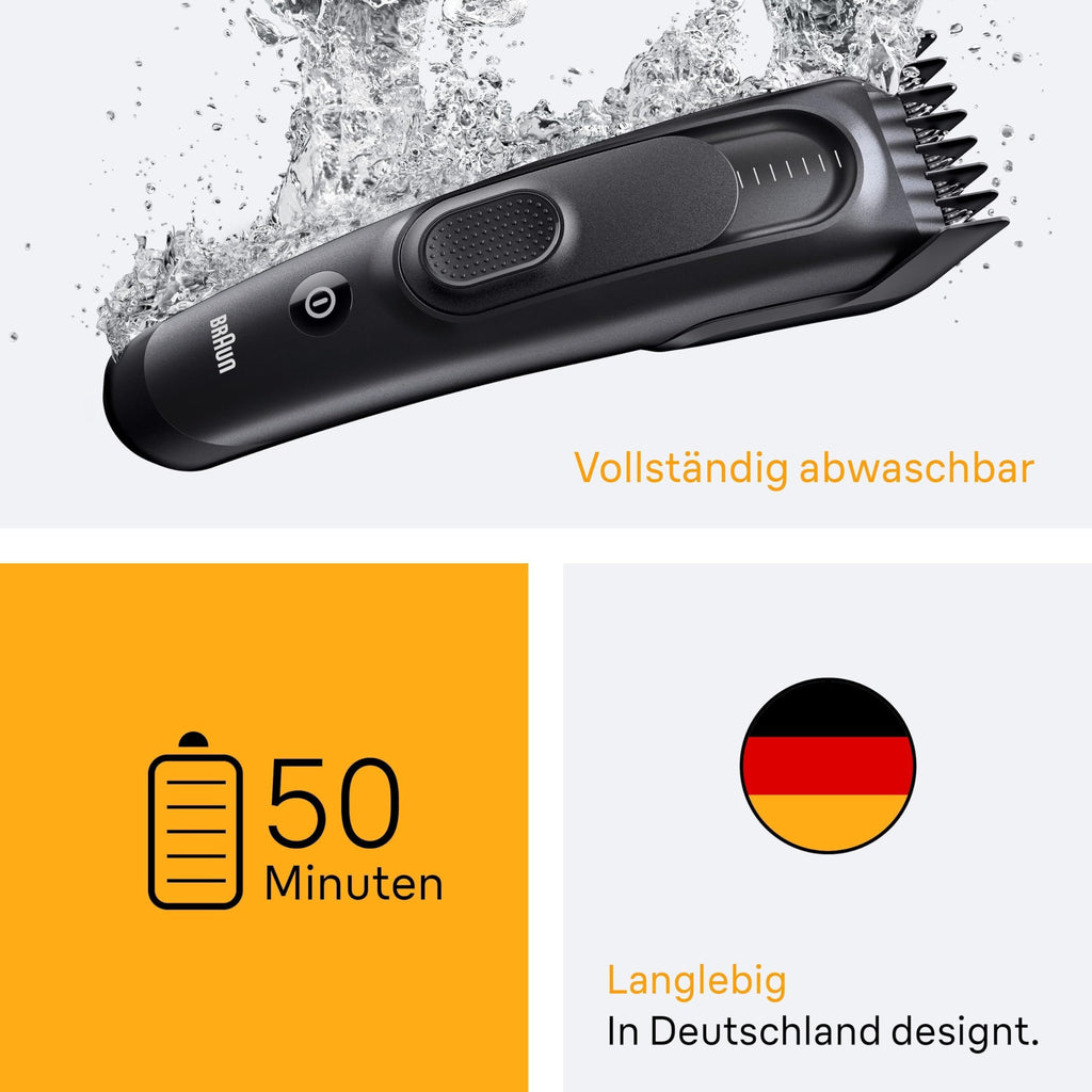 Haarschneider Series 5, Haarschneidemaschine und Rasierapparat für Herren, Haartrimmer mit Ultrascharfe Klingen, HC5530, Schwarz by Barttio